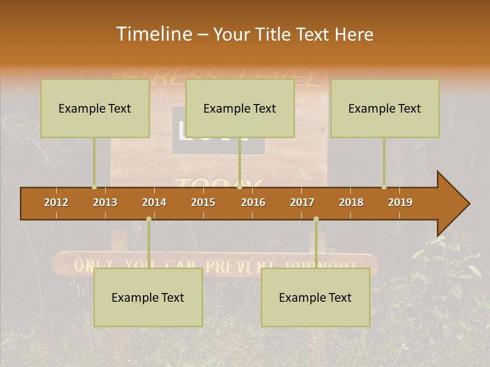 Touching Young Aging PowerPoint Template