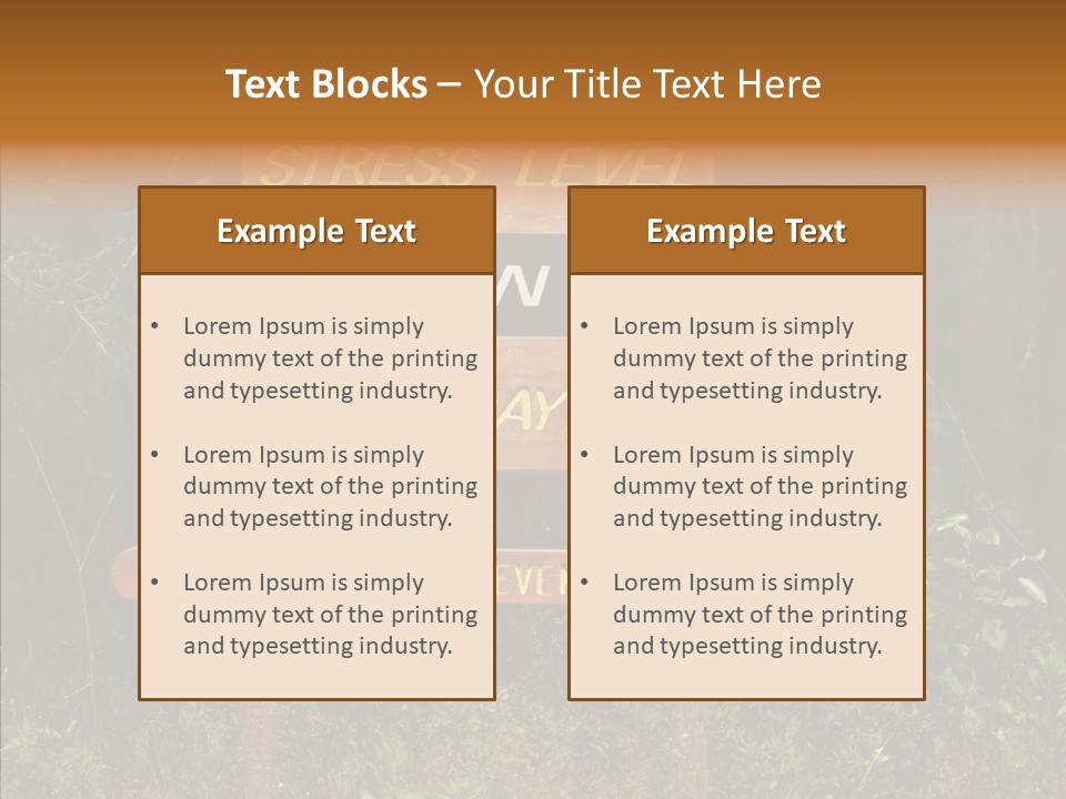 Touching Young Aging PowerPoint Template