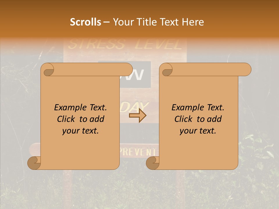 Touching Young Aging PowerPoint Template