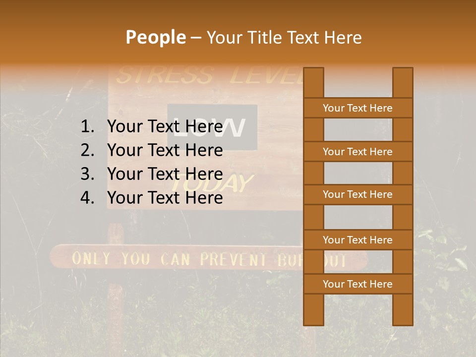 Touching Young Aging PowerPoint Template