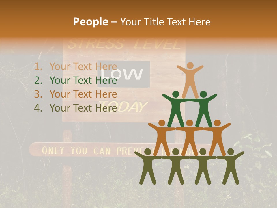 Touching Young Aging PowerPoint Template