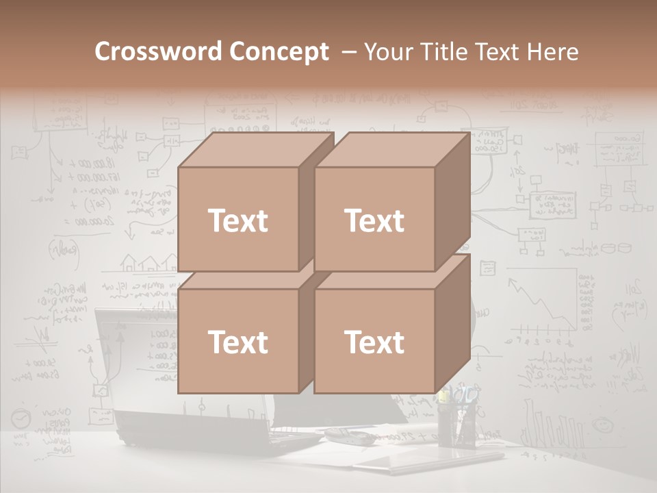 Female Closeup Close Up PowerPoint Template