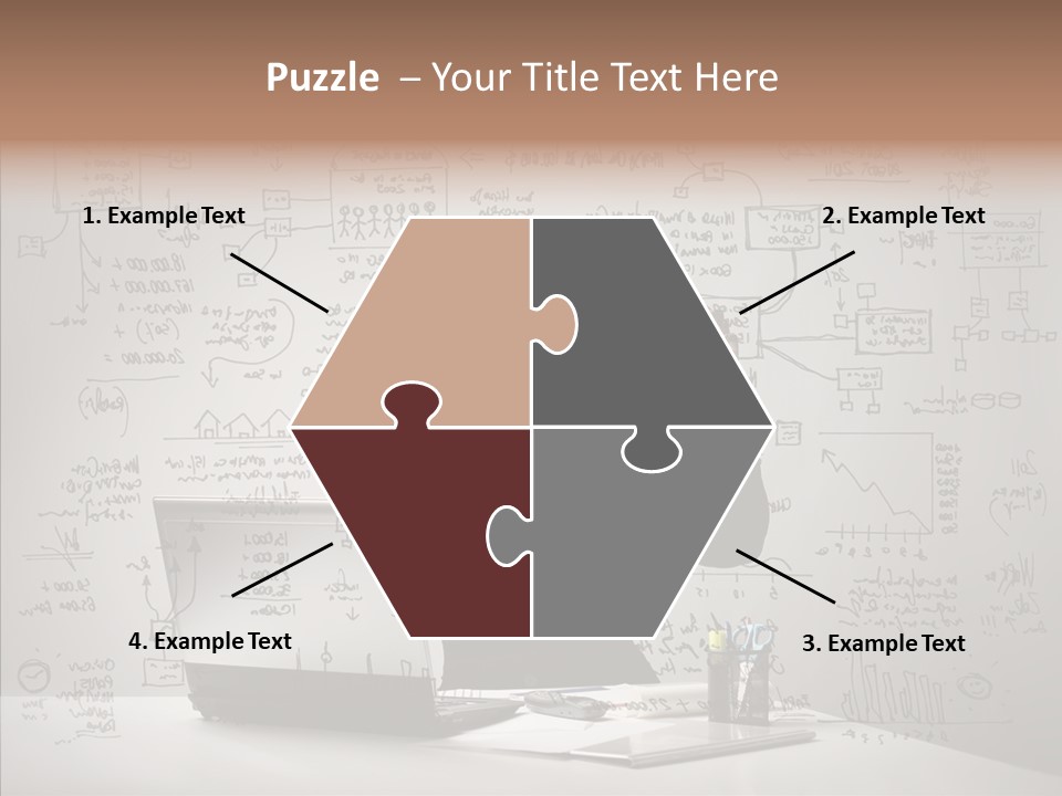 Female Closeup Close Up PowerPoint Template