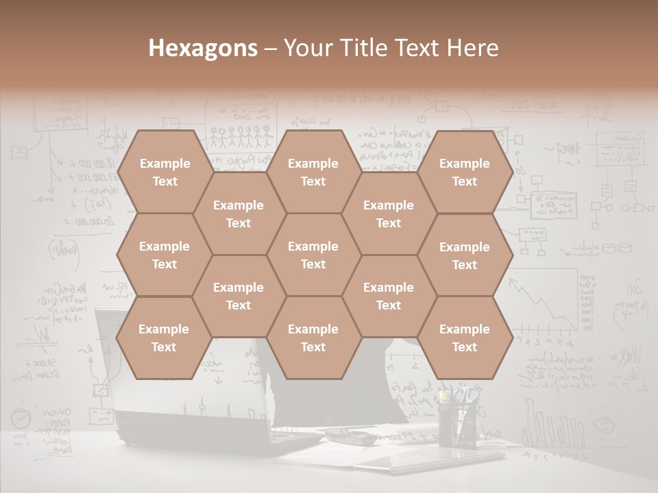 Female Closeup Close Up PowerPoint Template