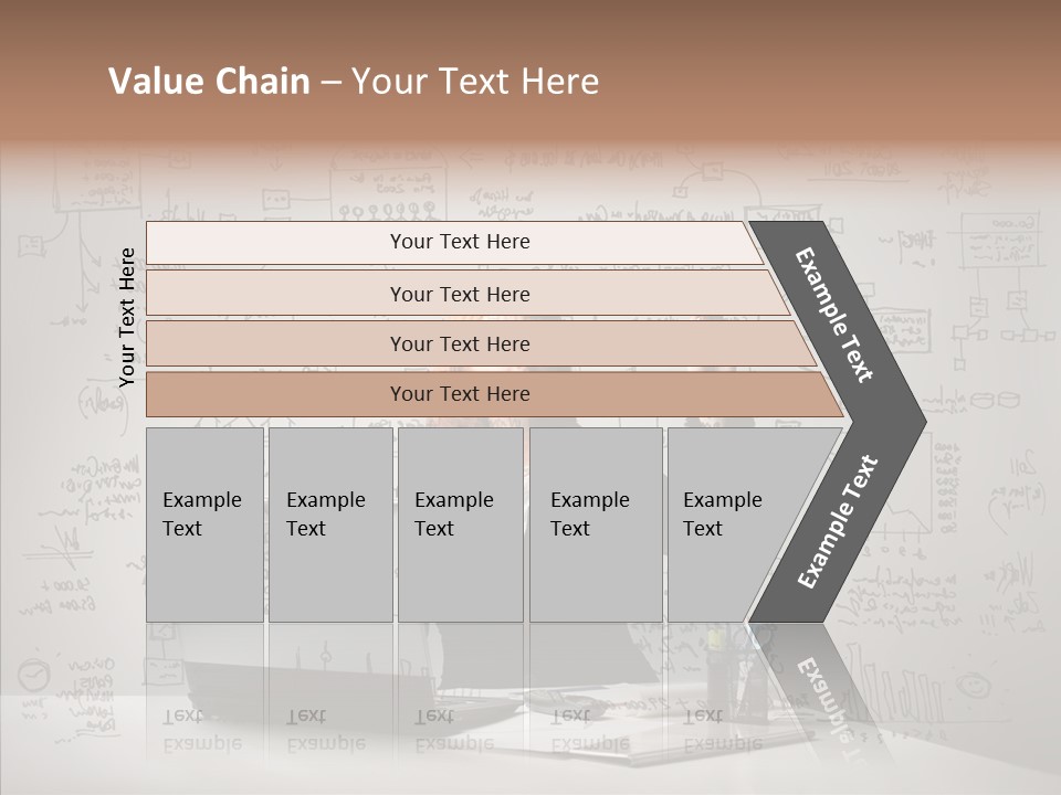 Female Closeup Close Up PowerPoint Template