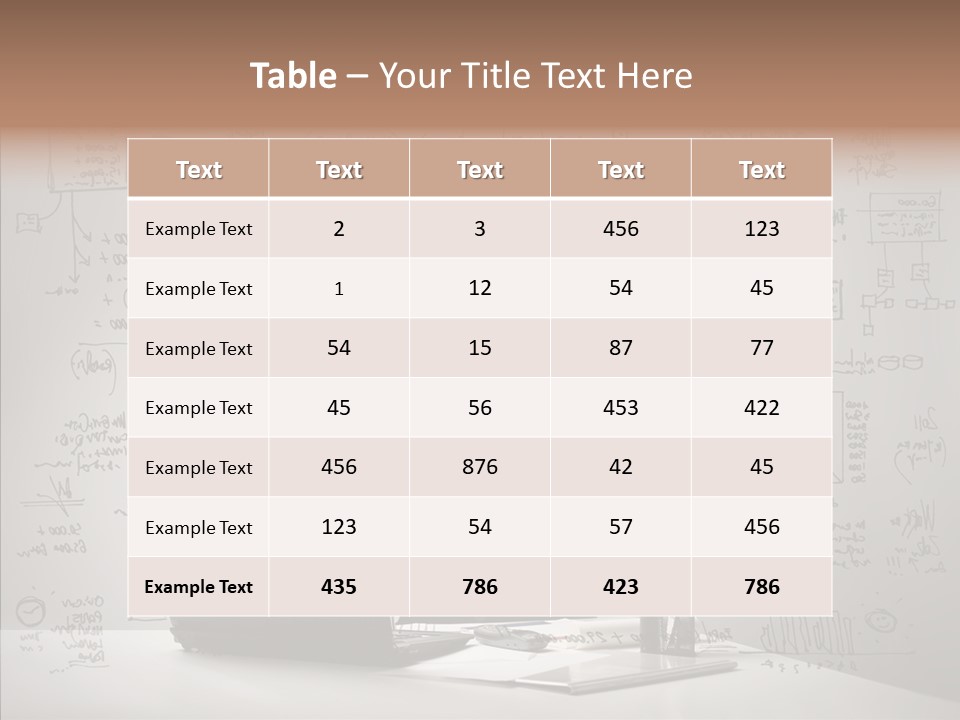 Female Closeup Close Up PowerPoint Template