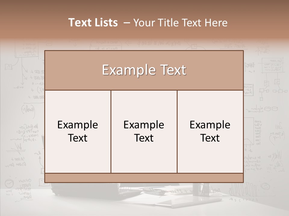 Female Closeup Close Up PowerPoint Template