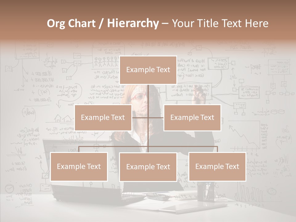 Female Closeup Close Up PowerPoint Template
