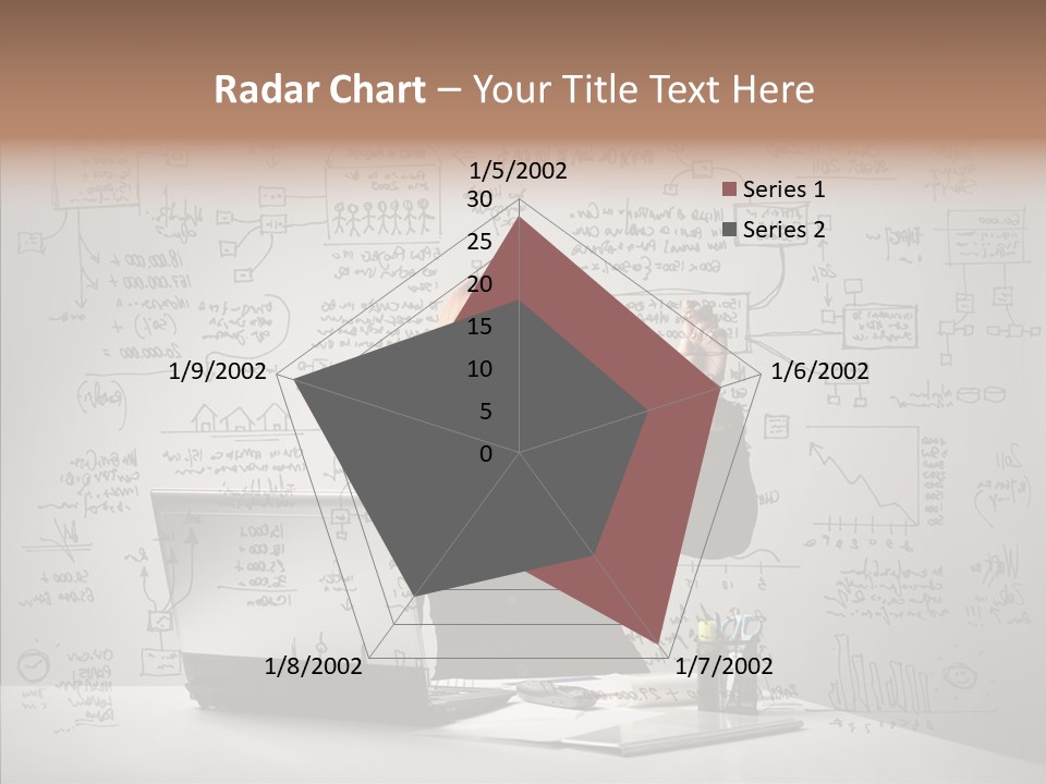 Female Closeup Close Up PowerPoint Template