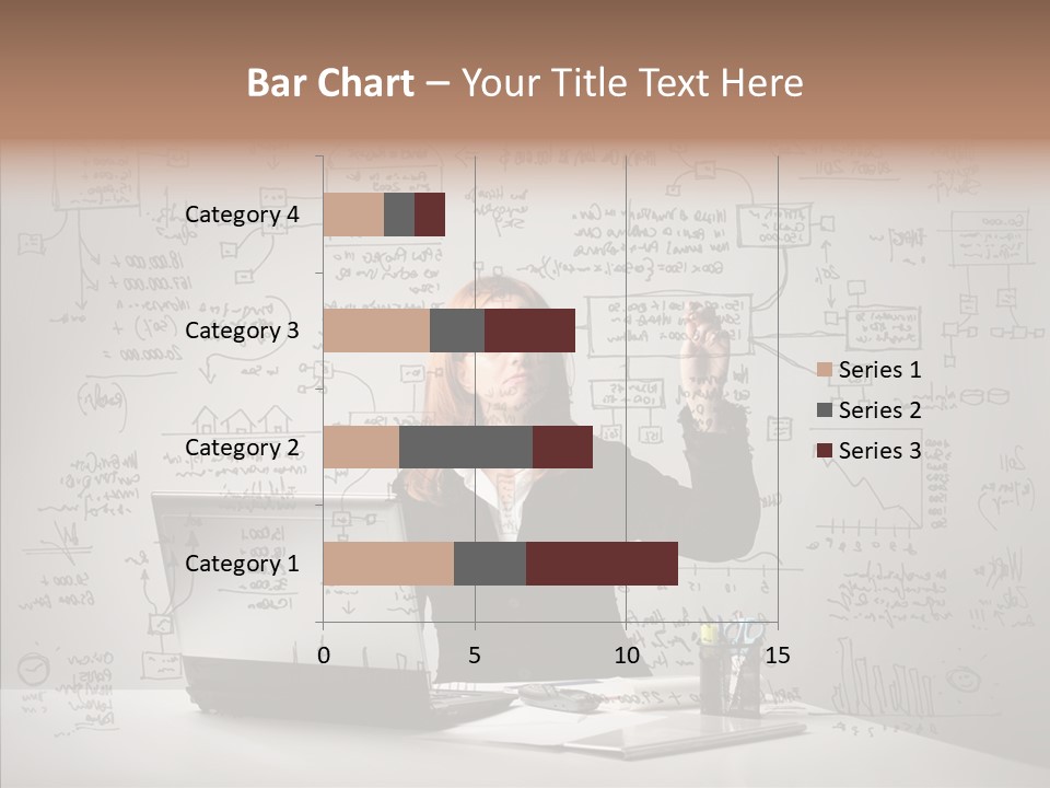 Female Closeup Close Up PowerPoint Template