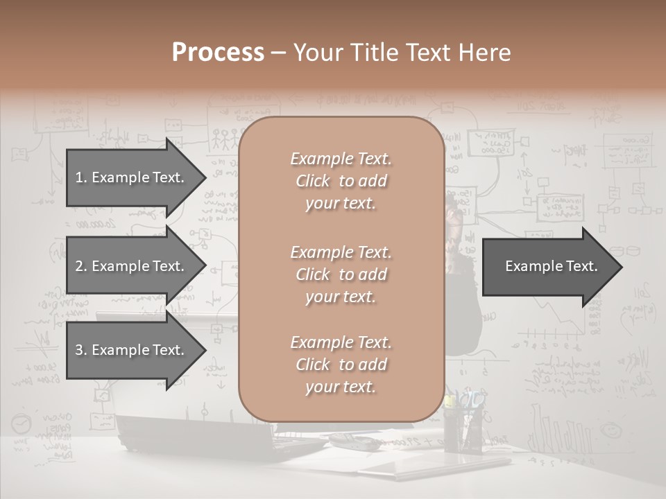 Female Closeup Close Up PowerPoint Template