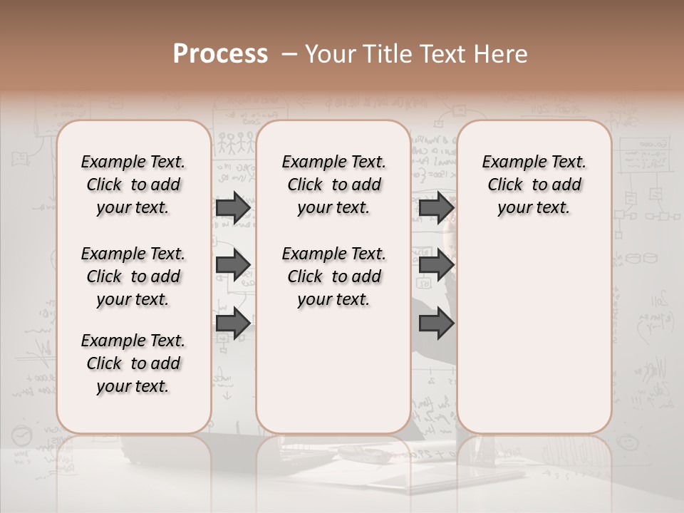 Female Closeup Close Up PowerPoint Template