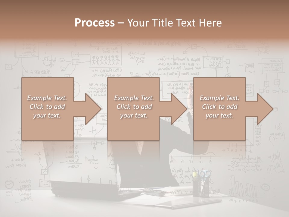 Female Closeup Close Up PowerPoint Template