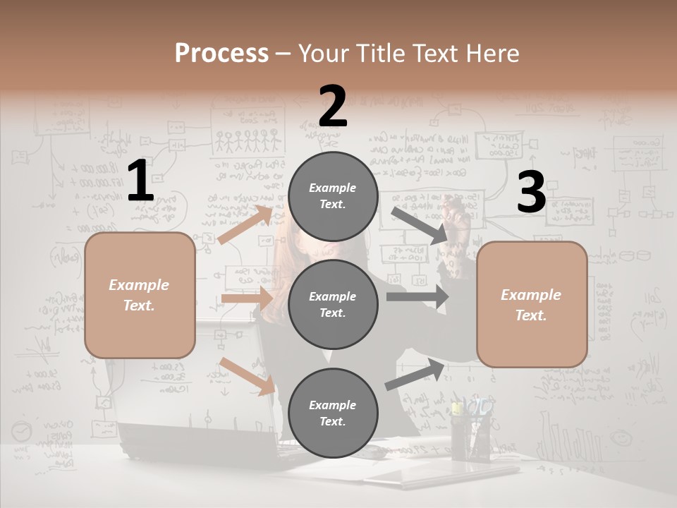 Female Closeup Close Up PowerPoint Template