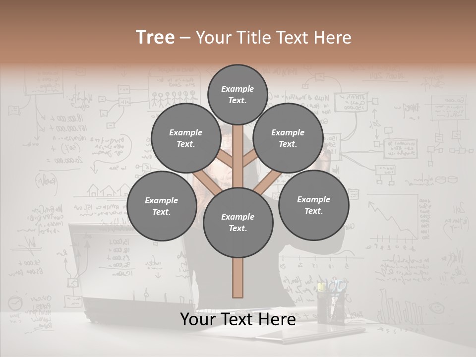 Female Closeup Close Up PowerPoint Template