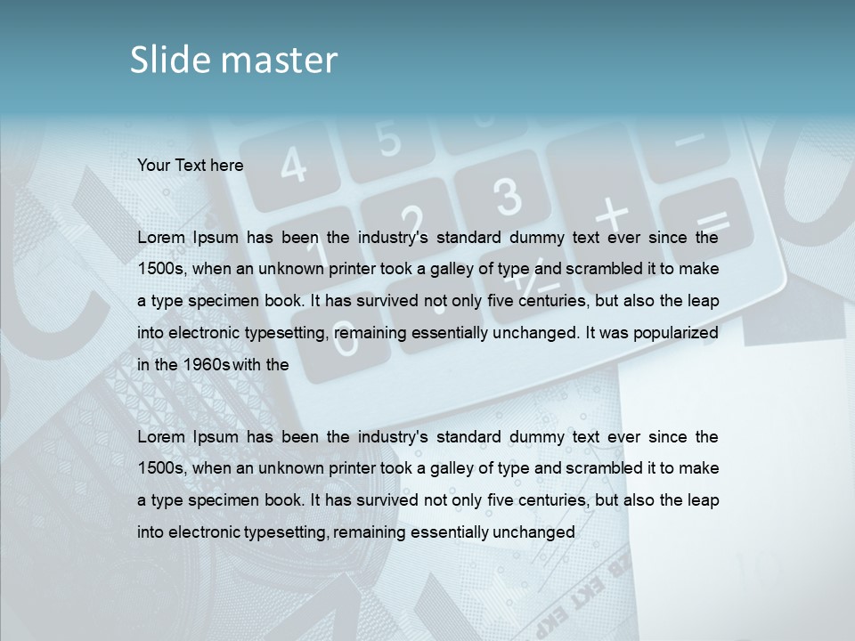 Senior  Touching Young PowerPoint Template