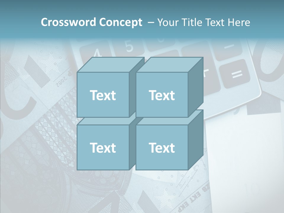 Senior  Touching Young PowerPoint Template