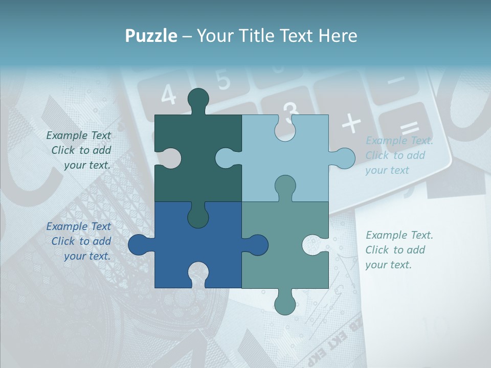 Senior  Touching Young PowerPoint Template