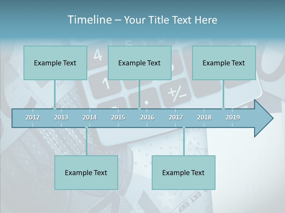 Senior  Touching Young PowerPoint Template