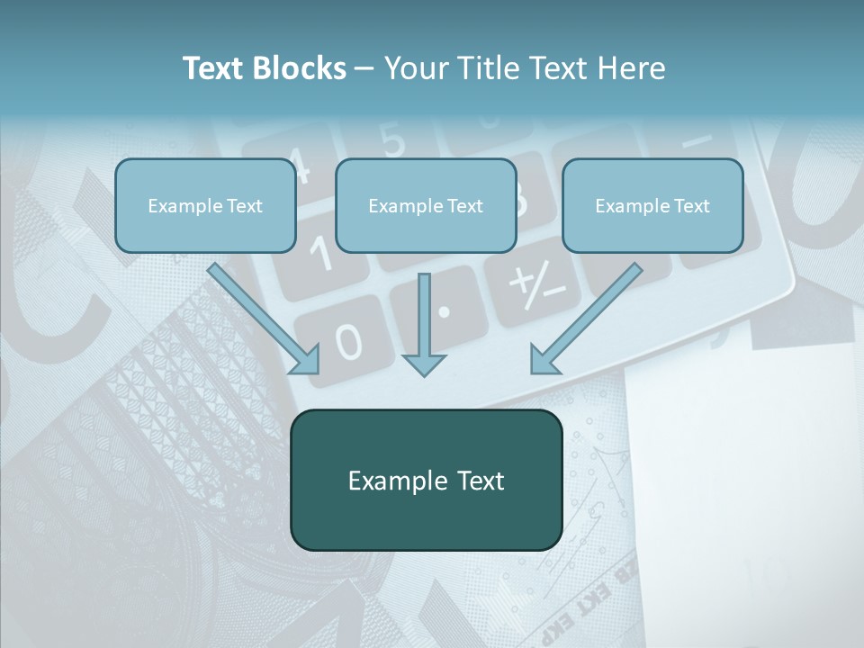 Senior  Touching Young PowerPoint Template
