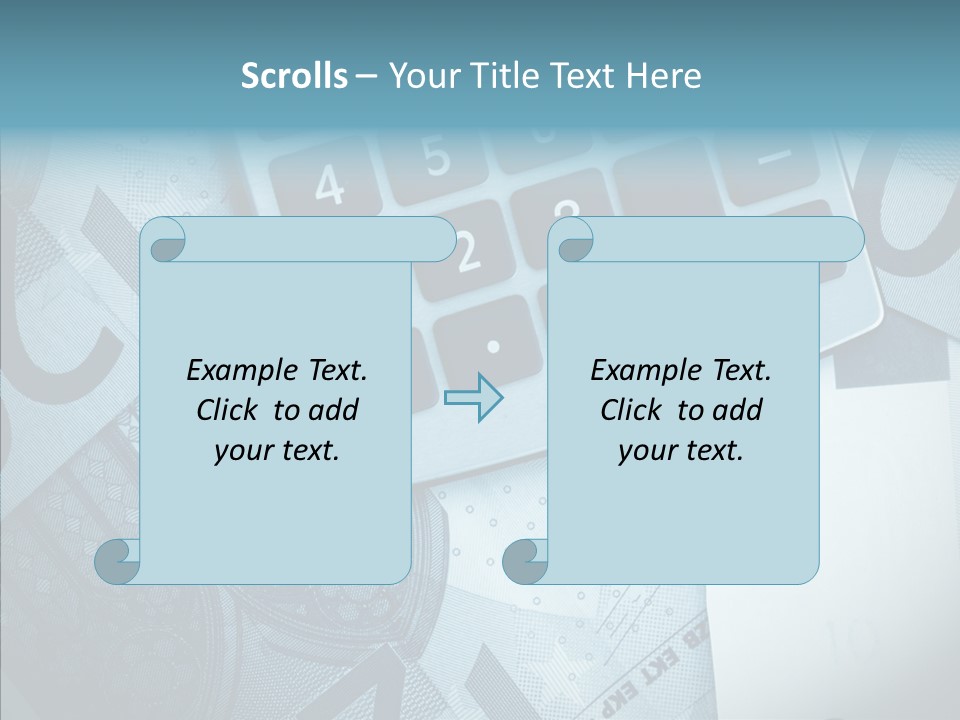 Senior  Touching Young PowerPoint Template