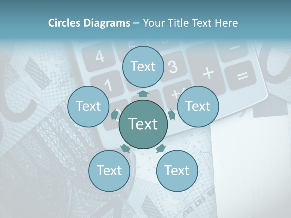 Senior  Touching Young PowerPoint Template