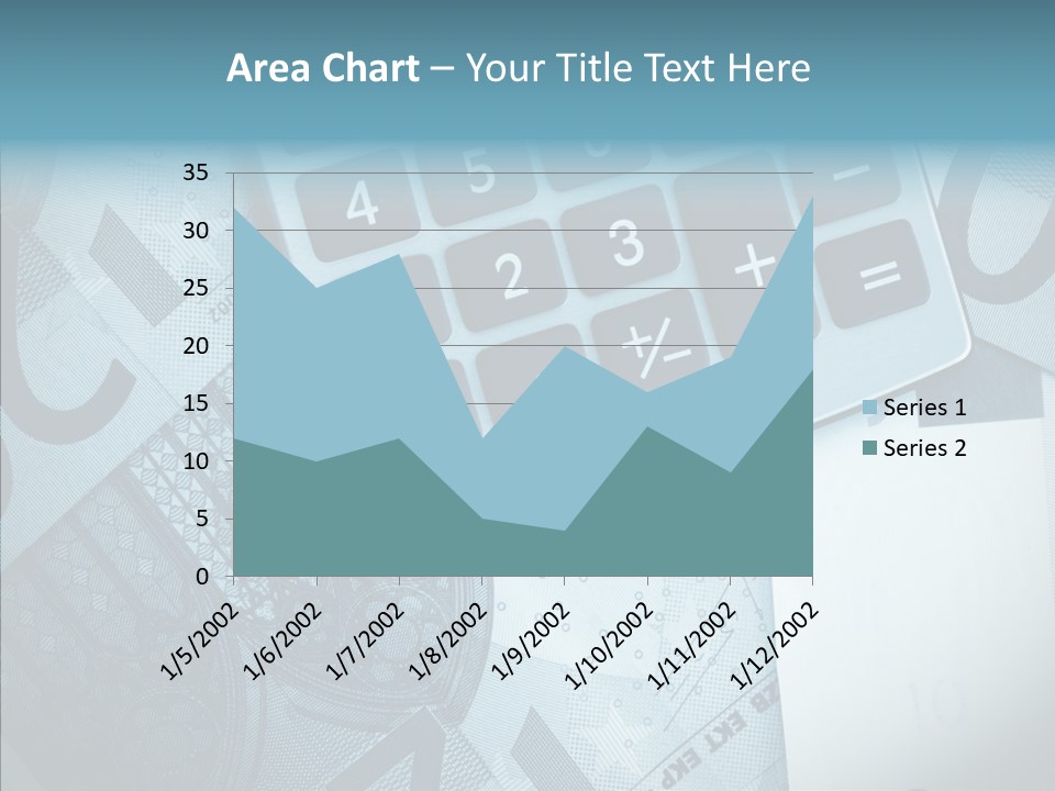 Senior  Touching Young PowerPoint Template