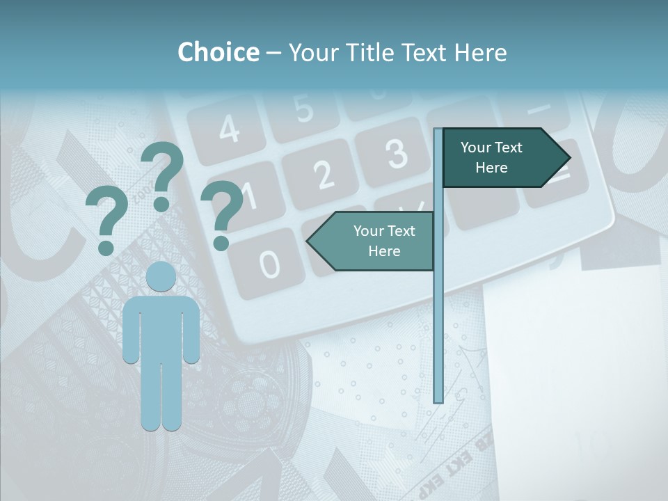 Senior  Touching Young PowerPoint Template