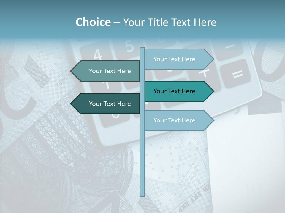 Senior  Touching Young PowerPoint Template