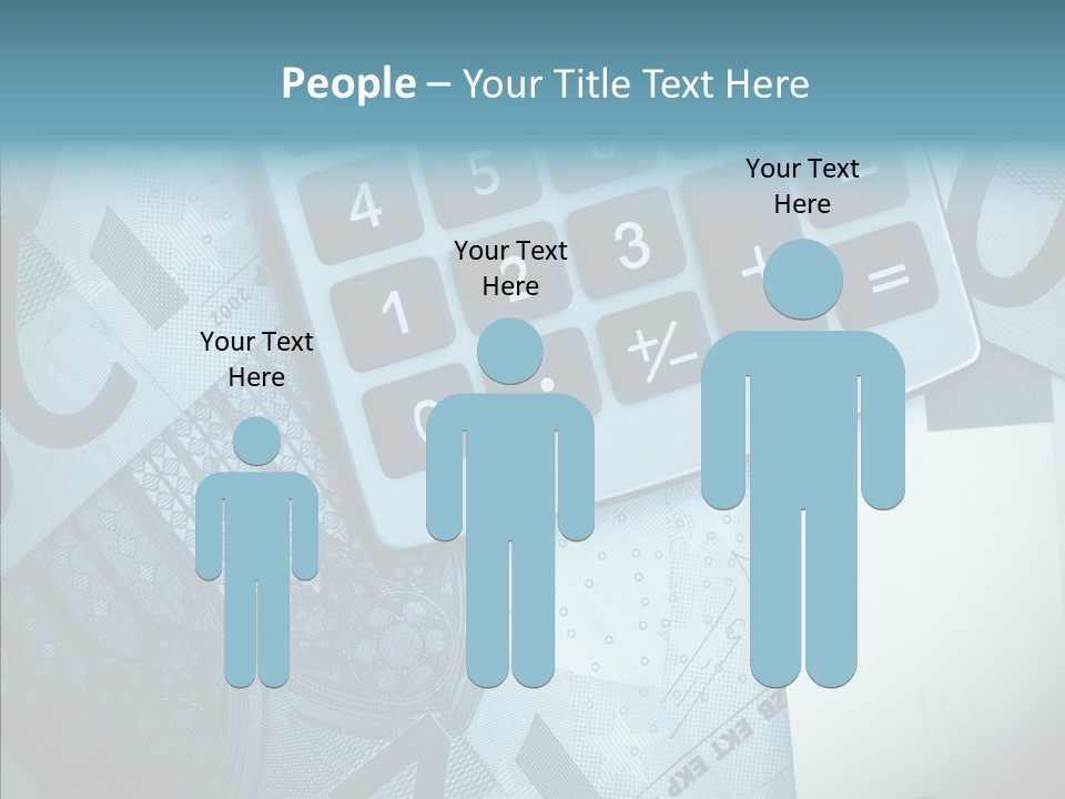 Senior  Touching Young PowerPoint Template