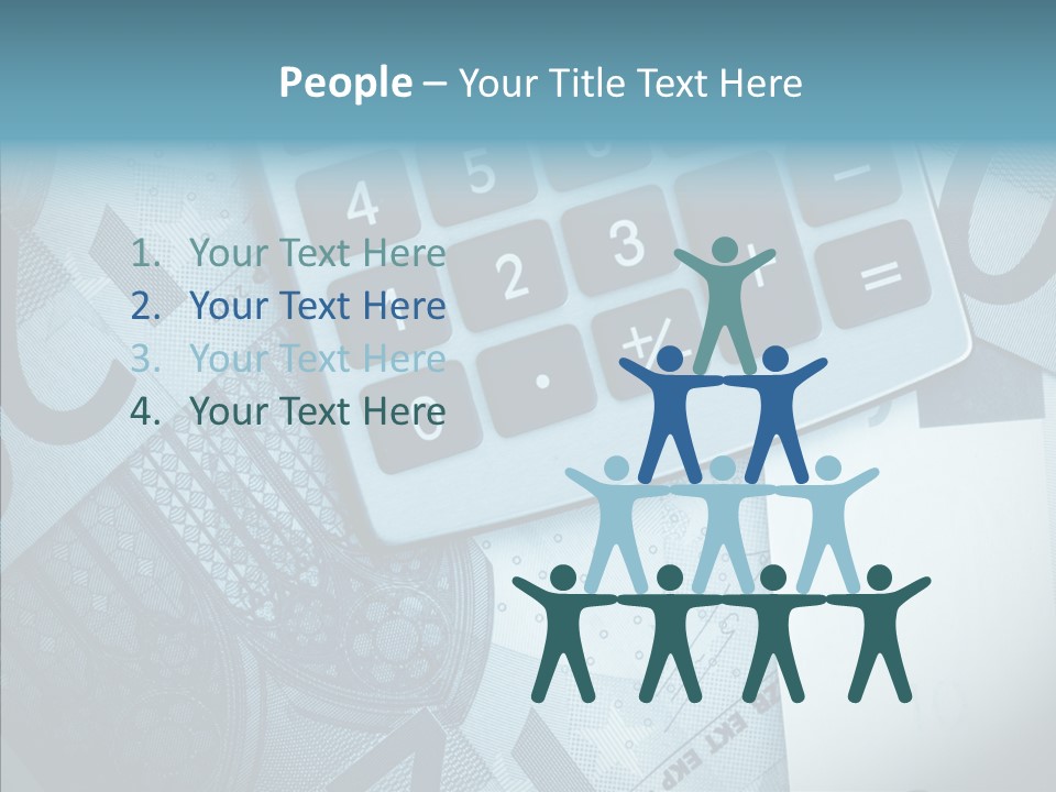 Senior  Touching Young PowerPoint Template