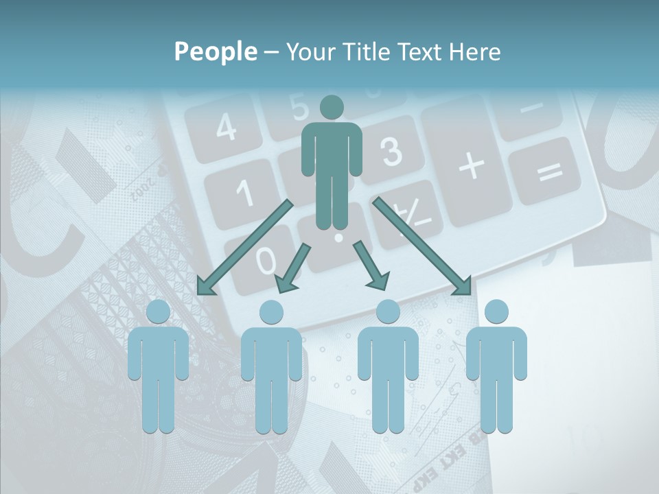 Senior  Touching Young PowerPoint Template