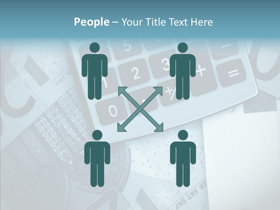 Senior  Touching Young PowerPoint Template