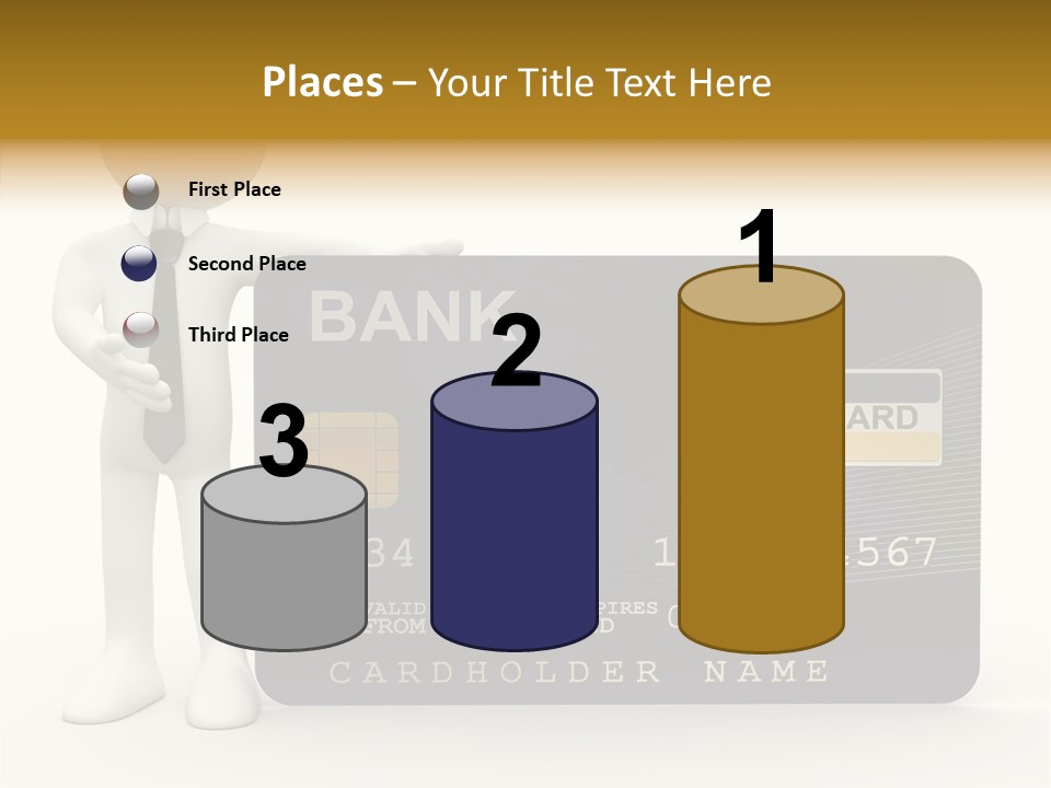 Elderly Caregiver Holding Hands PowerPoint Template