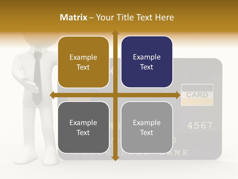 Elderly Caregiver Holding Hands PowerPoint Template