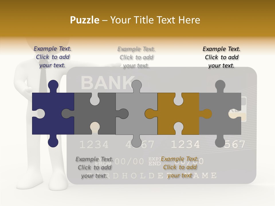 Elderly Caregiver Holding Hands PowerPoint Template