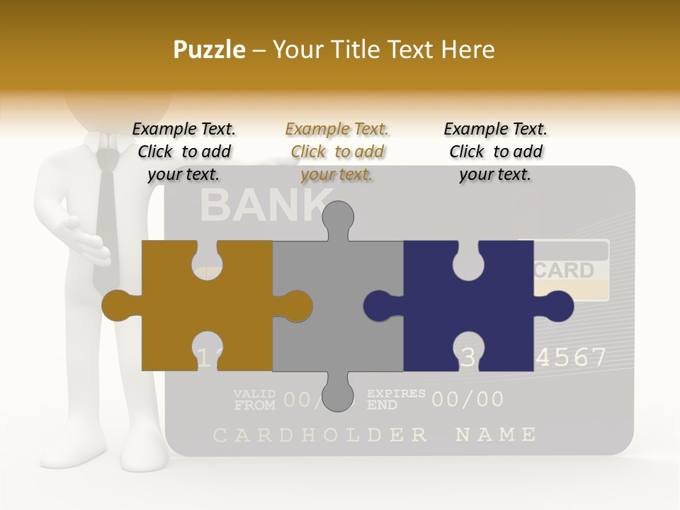 Elderly Caregiver Holding Hands PowerPoint Template