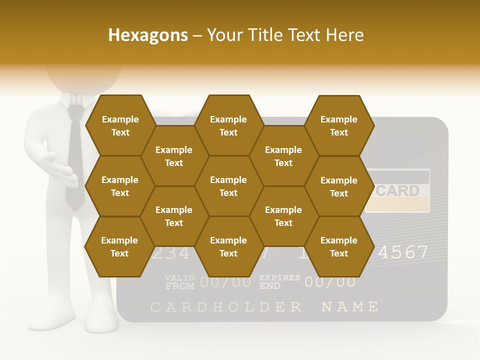 Elderly Caregiver Holding Hands PowerPoint Template