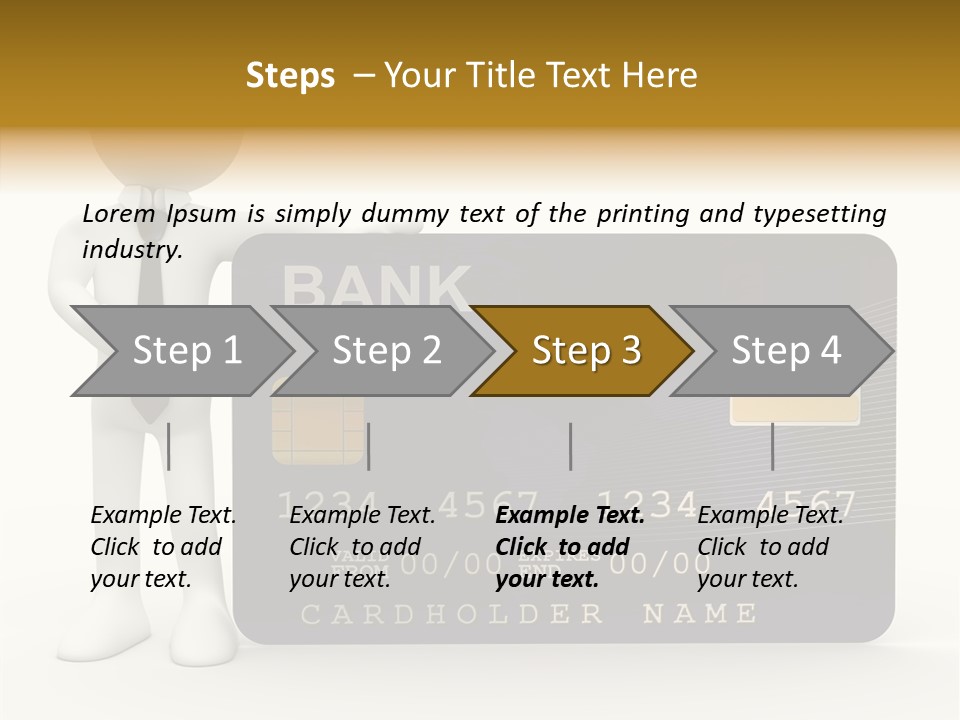 Elderly Caregiver Holding Hands PowerPoint Template
