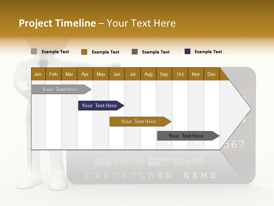 Elderly Caregiver Holding Hands PowerPoint Template