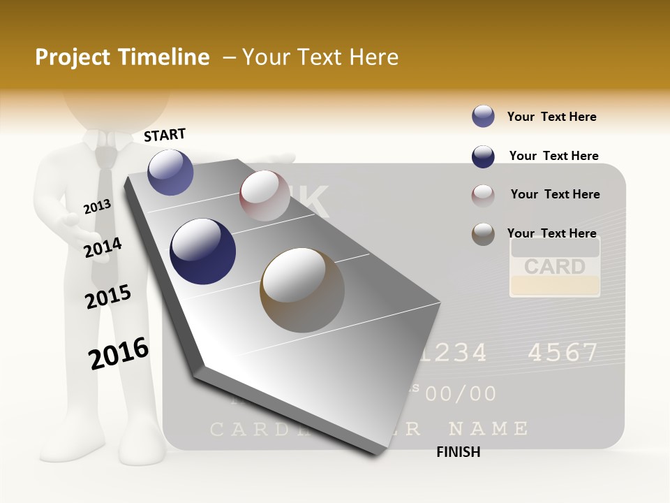 Elderly Caregiver Holding Hands PowerPoint Template