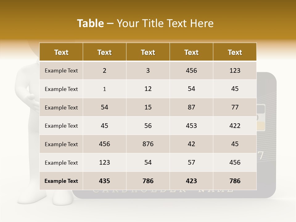 Elderly Caregiver Holding Hands PowerPoint Template
