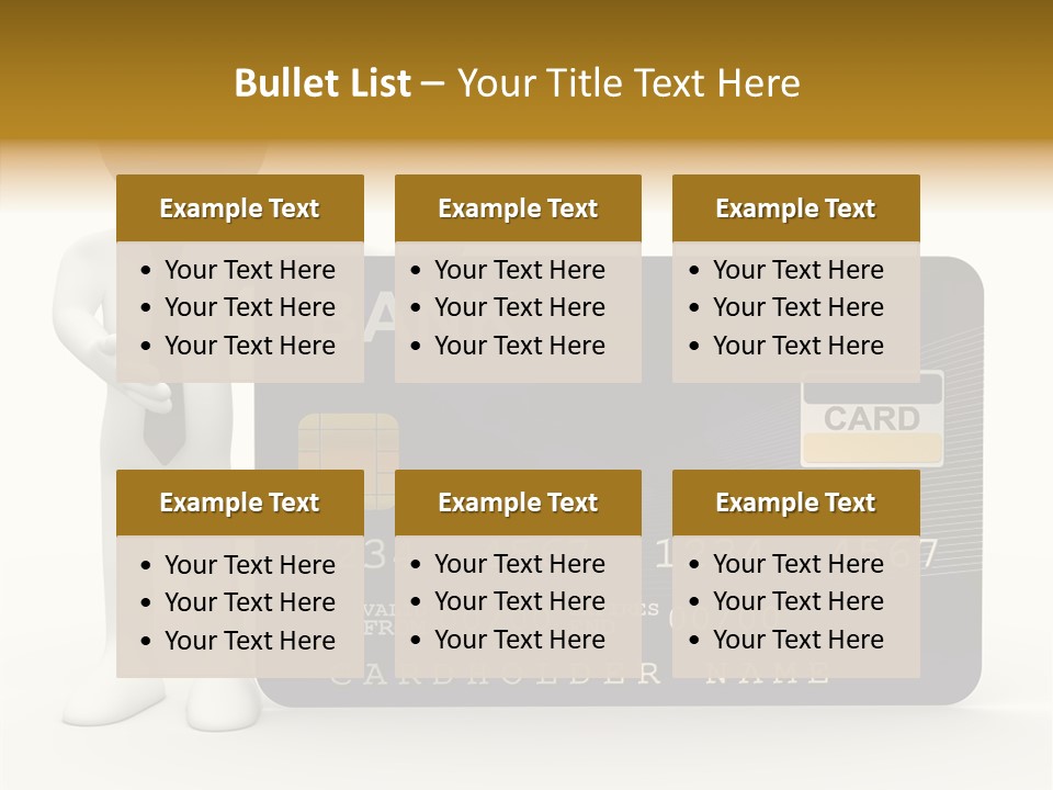 Elderly Caregiver Holding Hands PowerPoint Template