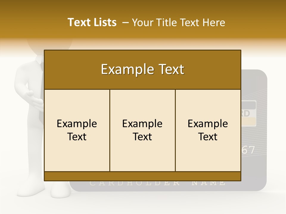 Elderly Caregiver Holding Hands PowerPoint Template