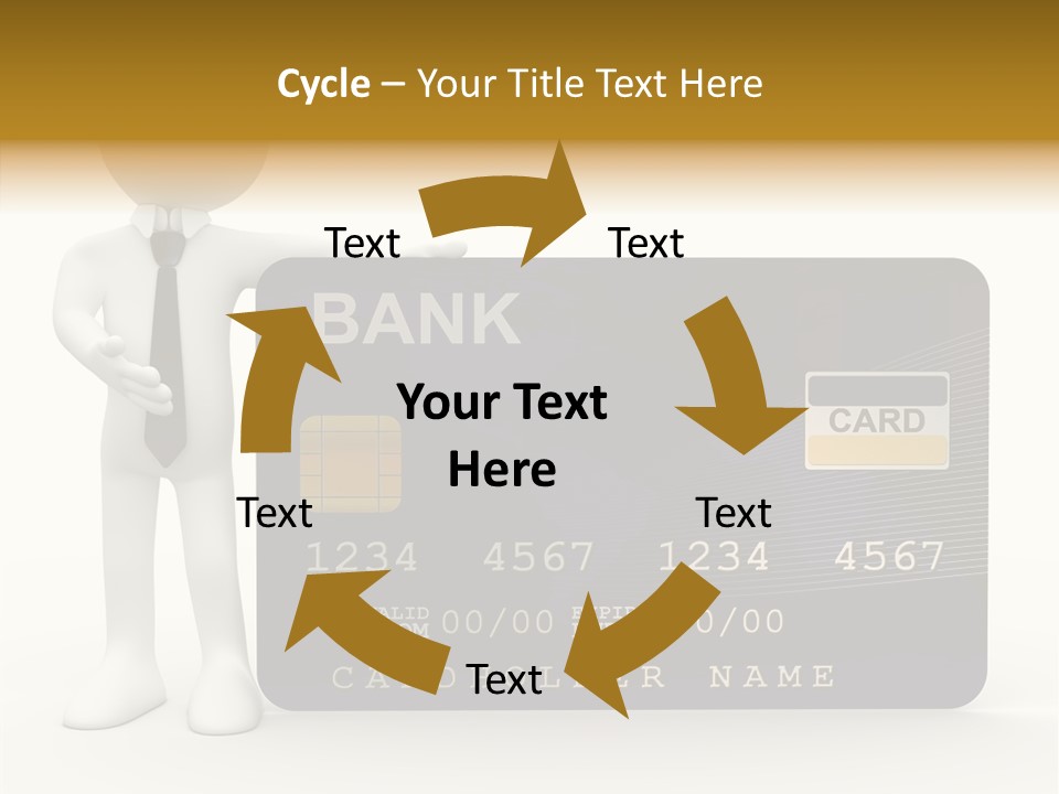 Elderly Caregiver Holding Hands PowerPoint Template