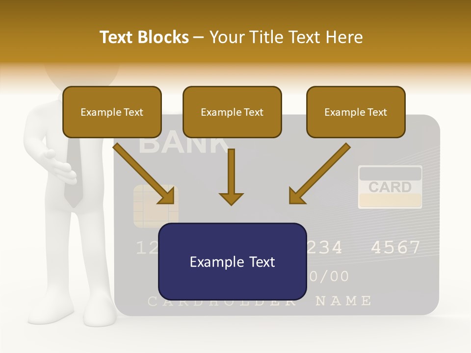 Elderly Caregiver Holding Hands PowerPoint Template