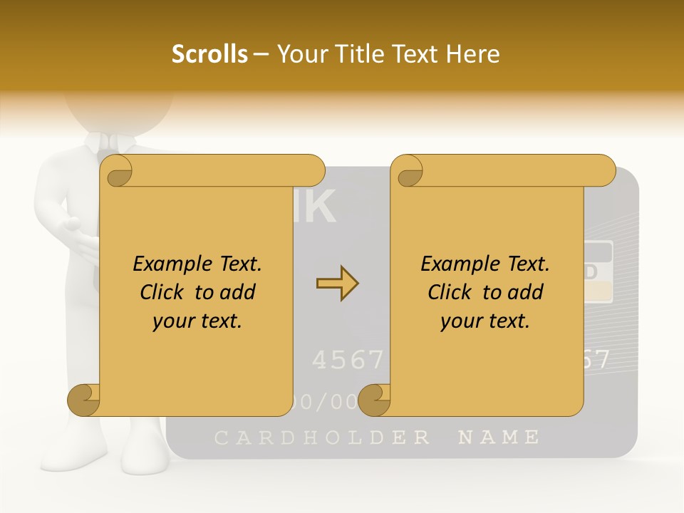 Elderly Caregiver Holding Hands PowerPoint Template