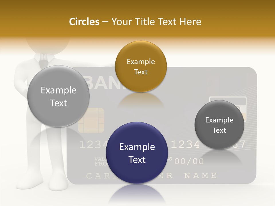 Elderly Caregiver Holding Hands PowerPoint Template