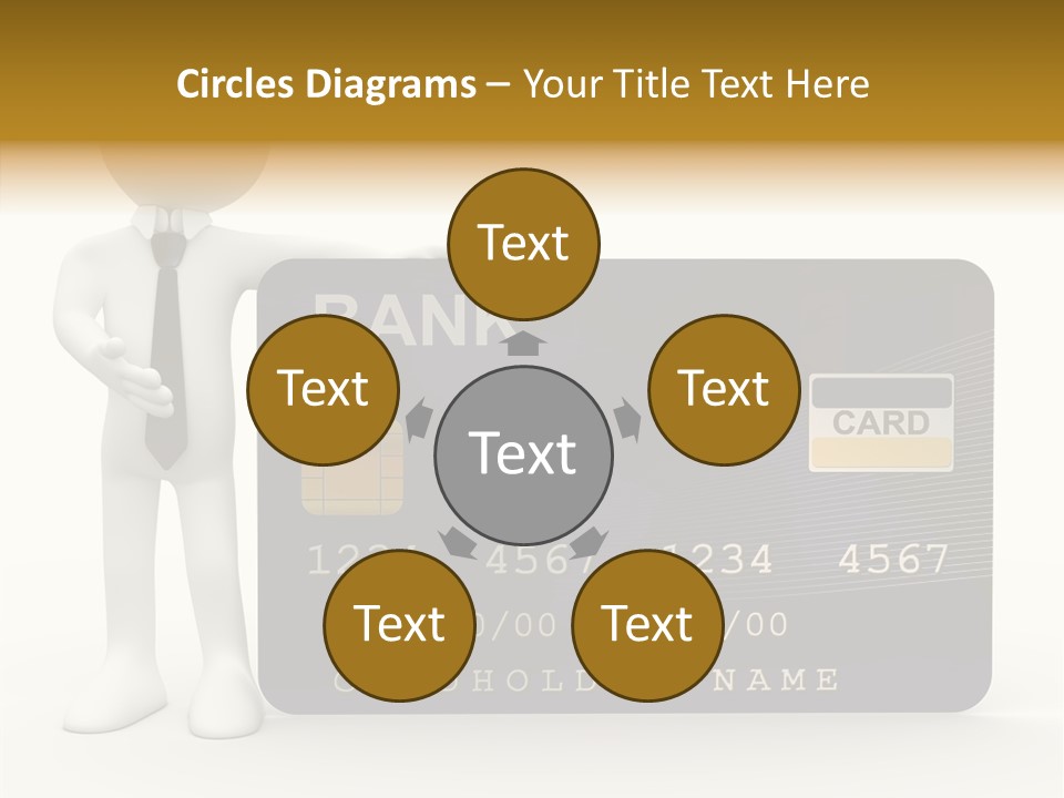 Elderly Caregiver Holding Hands PowerPoint Template