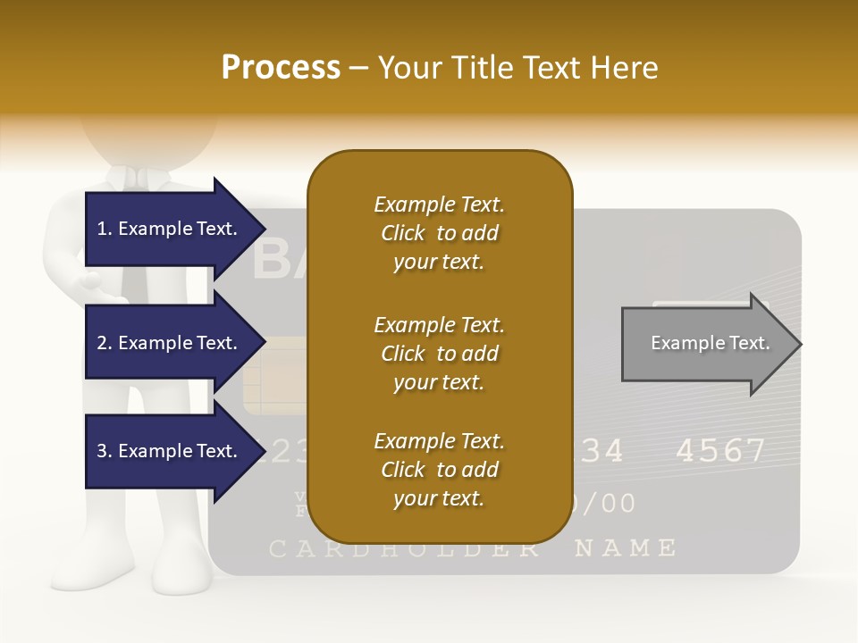 Elderly Caregiver Holding Hands PowerPoint Template